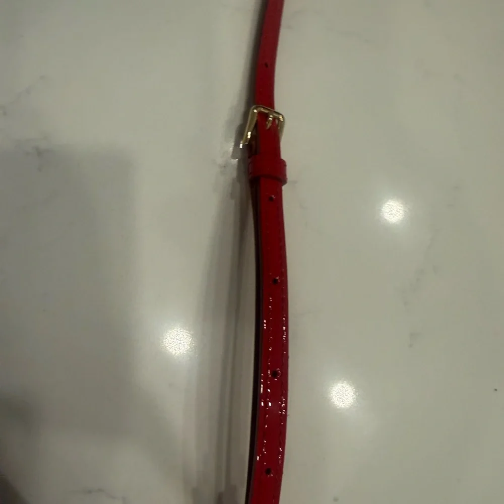 Dolce & Gabbana Glossy Red Clutch NWOT - Picture 5 of 7